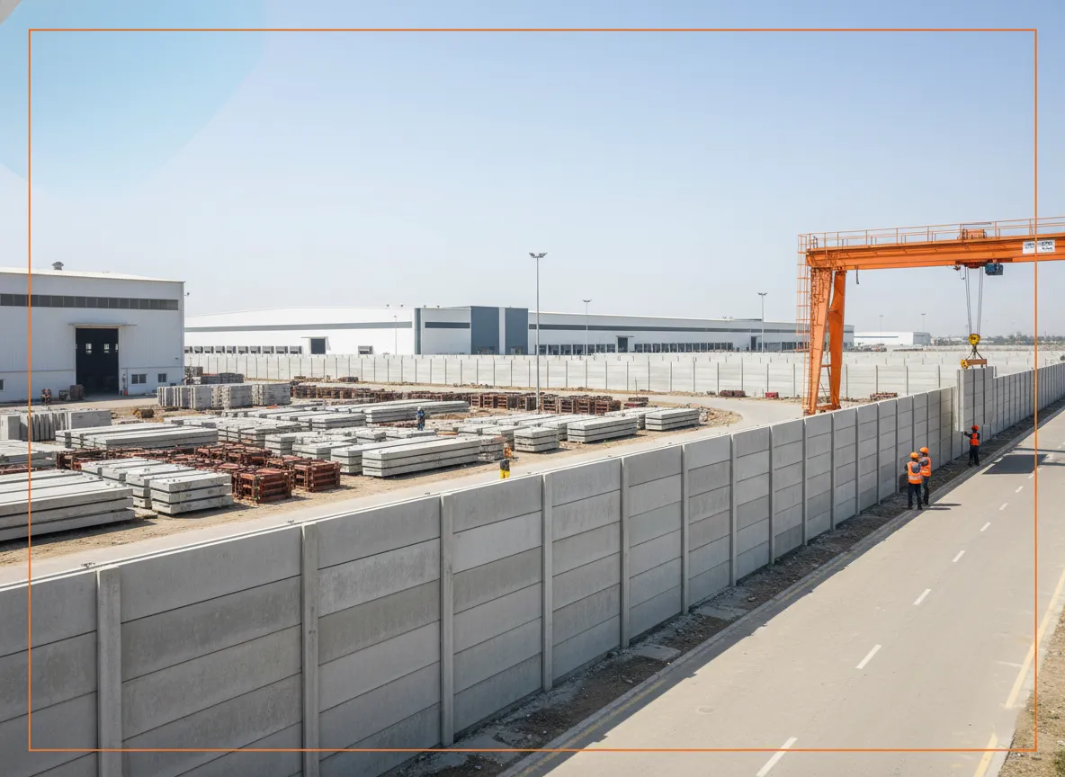 RCC Precast Boundary Wall Manufacturer in Amravati